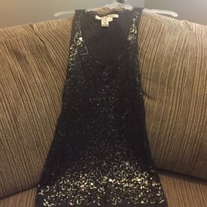 Glittery grey top from max studio